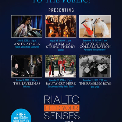 Rialto Feed Your Senses Concert